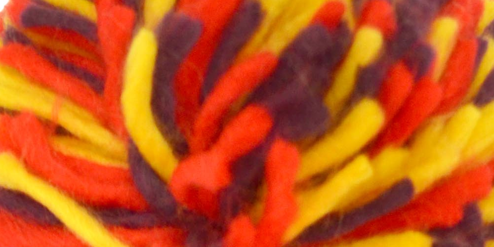 INC International Concepts Women's Chenille Striped Multi Pom Beanie Hat Red Size Regular