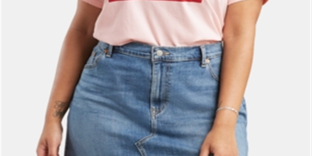 Levi's Women's Sportswear Logo Graphic Tee Shirt T-Shirt Red Size 3X