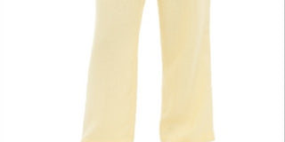 Charter Club Women's Linen Drawstring-Waist Pants  Yellow Size XL