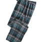 Perry Ellis Men's Plaid Flannel Pajama Pants -Gray Size X-Large
