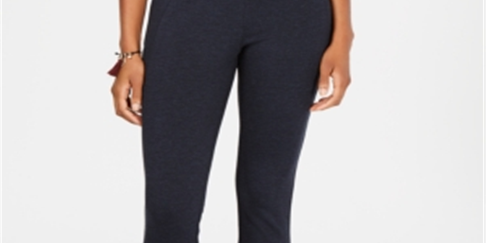 Style & Co Women's  Snap-Hem Ponte-Knit Leggings  Blue Size XS