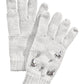 INC Women's Gemstone-Embellished Tech Soft Gloves White One Size