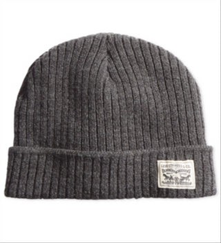 Levi's Men's Knit Beanie Gray Size One Size