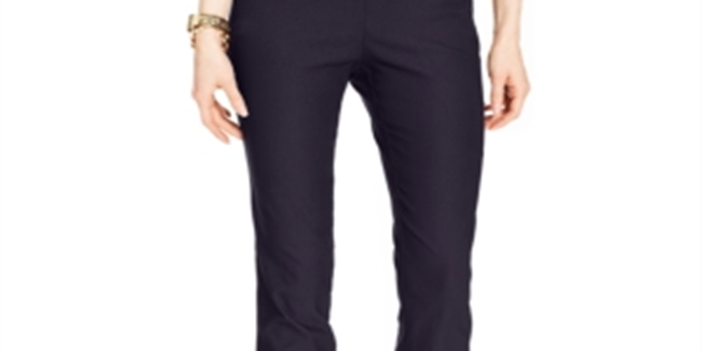 Charter Club Women's  Petite Cambridge Tummy-Control Slim-Leg Pants  - Region Green Green Size 8 P