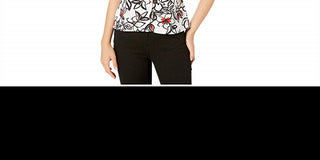 Calvin Klein Women's Flutter Sleeve Top White Size Medium