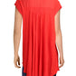 Free People Women's  Short Sleeve with Buttons Peplum Top Red Size Small