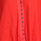 Free People Women's  Short Sleeve with Buttons Peplum Top Red Size Small