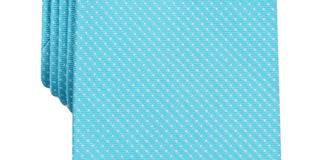 Club Room Men's Locklin Silk Blend Micro Dot Neck Tie  Blue One Size