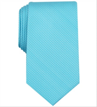 Club Room Men's Locklin Silk Blend Micro Dot Neck Tie  Blue One Size