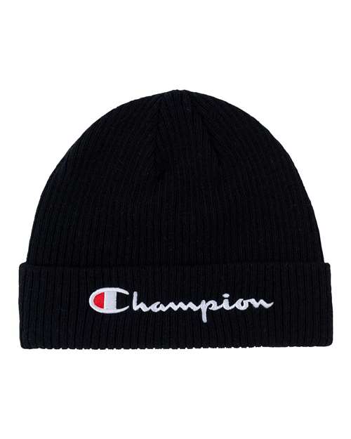 Cuff Champion Beanie Hat - by Spencer's Blue One Size