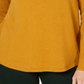 Style & Co Women's  Fringe-Trim Cowlneck Sweater  - Spiced Cumin Yellow Size Small