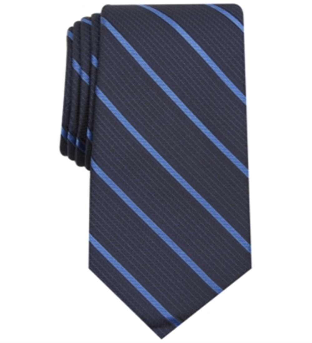 Alfani Mens Holden Silk Blend Professional Neck Tie Blue One Size