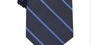 Alfani Mens Holden Silk Blend Professional Neck Tie Blue One Size