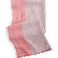 Polo Ralph Lauren Women's Rectangle Scarf Linen Striped Red  One Size