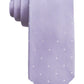Ryan Seacrest Distinction Men's Burgos Silk Dot Neck Tie Purple Size Regular