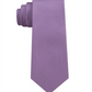 DKNY Men's Street Unsolid Solid Slim Silk Tie  Lavender One Size