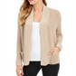 Charter Club Women's Open-Front Cardigan  Vintage Rose Brown Size 2XL