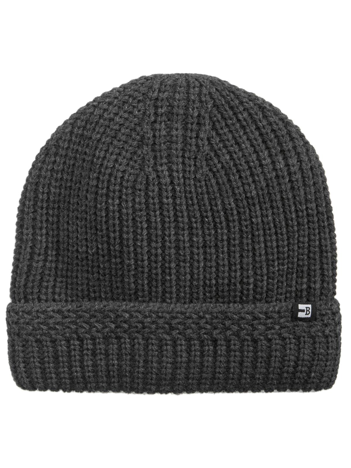 Block Headwear Men's Beanie Hat Sherpa Winter Black One Size