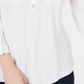 Style & Co Women's Roll Tab Popover Top White Size Petite XL