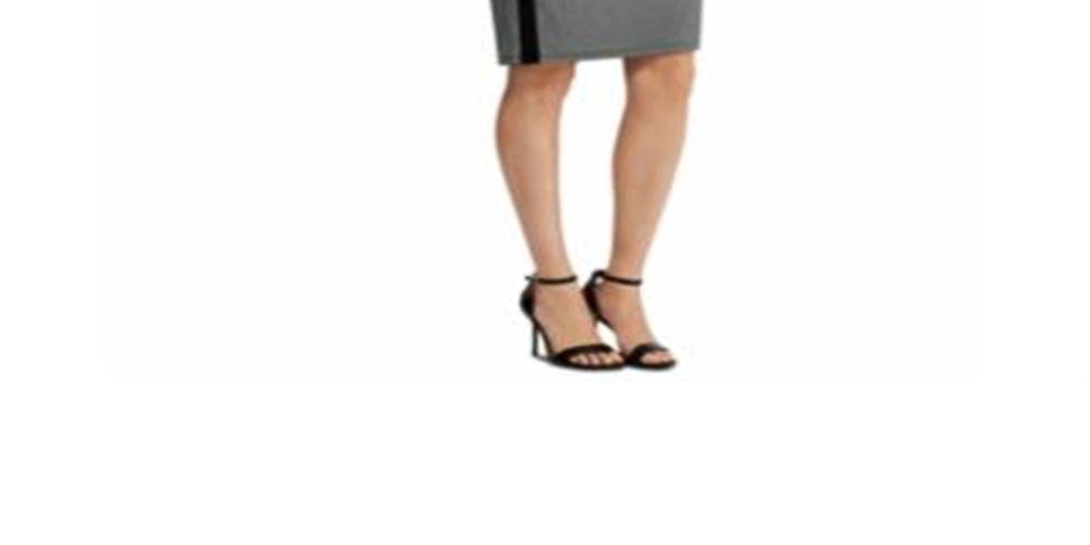 Lauren by Ralph Lauren Women's Ruched Jersey Dress Black/Colonial Cream Size 12P