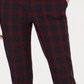 Charter Club Women's Plaid Slim-Leg Ankle Pants  Blue Size 10