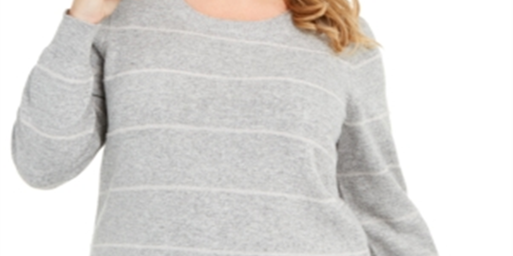 michael-kors-womens-plus-cotton-blend-crew-neck-sweater-gray-size-0x