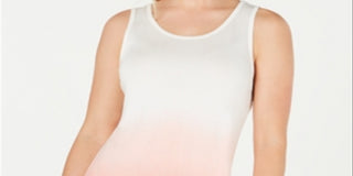 Ideology Women's Dip Dye Fitness Tank Top Pink Size L