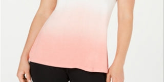 Ideology Women's Dip Dye Fitness Tank Top Pink Size L