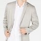 Alfani Men's Blazer Linen Herringbone Two Button Jacket Brown Size X-Large