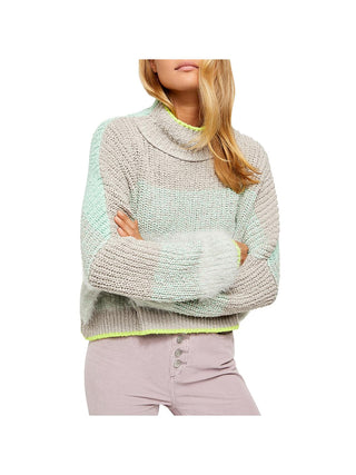 Free People Women's Sunbrite Sweater Grey Size Medium