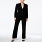 Anne Klein Women's Executive Collection 3 Pc Pants and Skirt Suit Set Black Size 2
