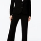 Anne Klein Women's Executive Collection 3 Pc Pants and Skirt Suit Set Black Size 2
