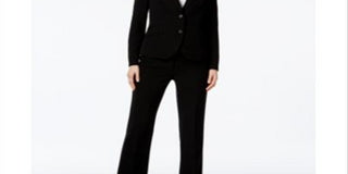 Anne Klein Women's Executive Collection 3 Pc Pants and Skirt Suit Set Black Size 2