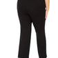Kasper Women's Plus Size Pull-on Compression-Waist Pants Black Size 14w