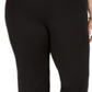 Kasper Women's Plus Size Pull-on Compression-Waist Pants Black Size 14w