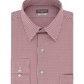 VAN HEUSEN Men's Framed Gingham Collared Classic Fit Stretch Dress Shirt  Red Size 14.5X32-33
