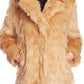 Vince Camuto Women's Shaggy Faux Fur Coat Brown Size XS