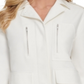 DKNY Women's Jacket  Button-Front Utility Ivory Size Large