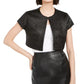 Natori Women's Quilted Maze Blazer Jacket Black Small