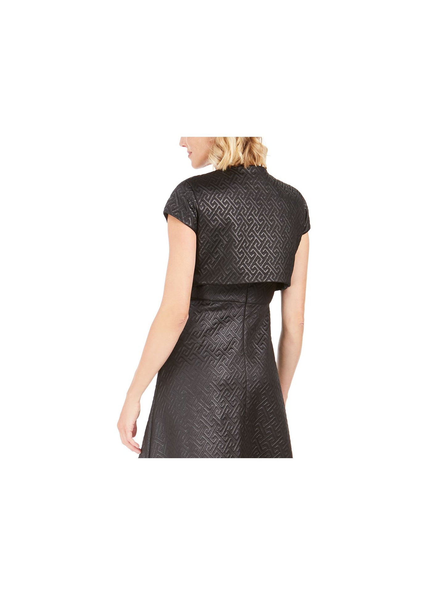 Natori Women's Quilted Maze Blazer Jacket Black Small