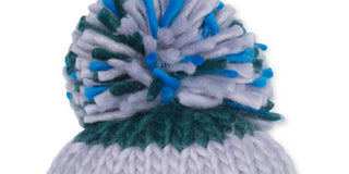 Marmot Girl Chunky-Knit Pom Pom Ha Lavender Auradeep Teel ONE SIZE
