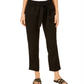 Style & Co Women's Tie Belted Utility Pants Black Size S