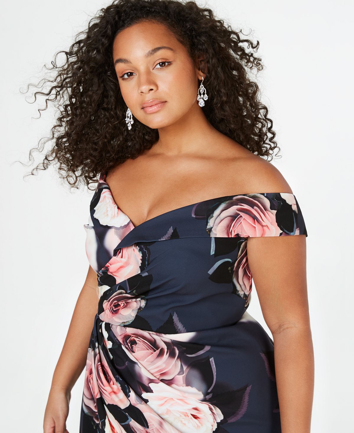 City Chic Women's Sweet Love Dress Black Size 18W