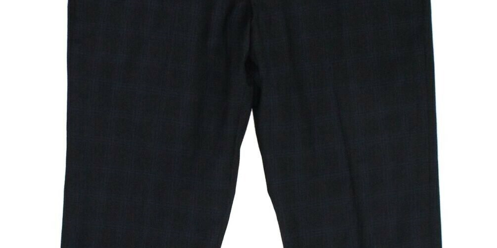 Vince Camuto Men's Stretch Printed Dress Pants Black Size 40X30