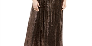 Calvin Klein Women's Sleeveless Full Length Sheath Dress Black Size 16W