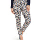 Charter Club Petite Floral Printed Bristol Skinny Ankle Jeans Black Size 2P