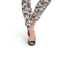 Charter Club Petite Floral Printed Bristol Skinny Ankle Jeans Black Size 2P