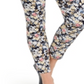 Charter Club Petite Floral Printed Bristol Skinny Ankle Jeans Black Size 2P