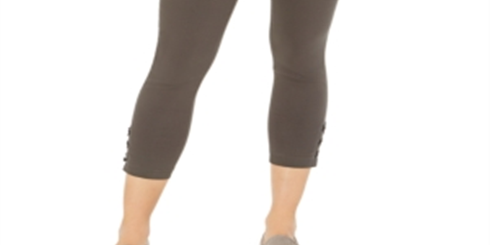 Style & Co Women's Cropped Utility Pants Green Size 10