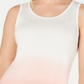 Ideology Women's Dip Dye Fitness Tank Top Pink Size M